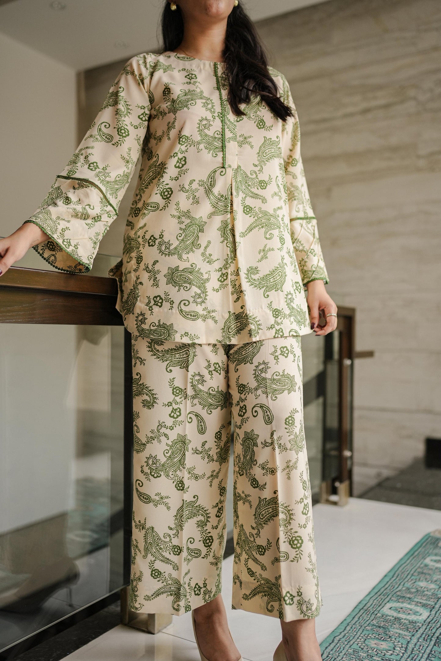 Green Paisley