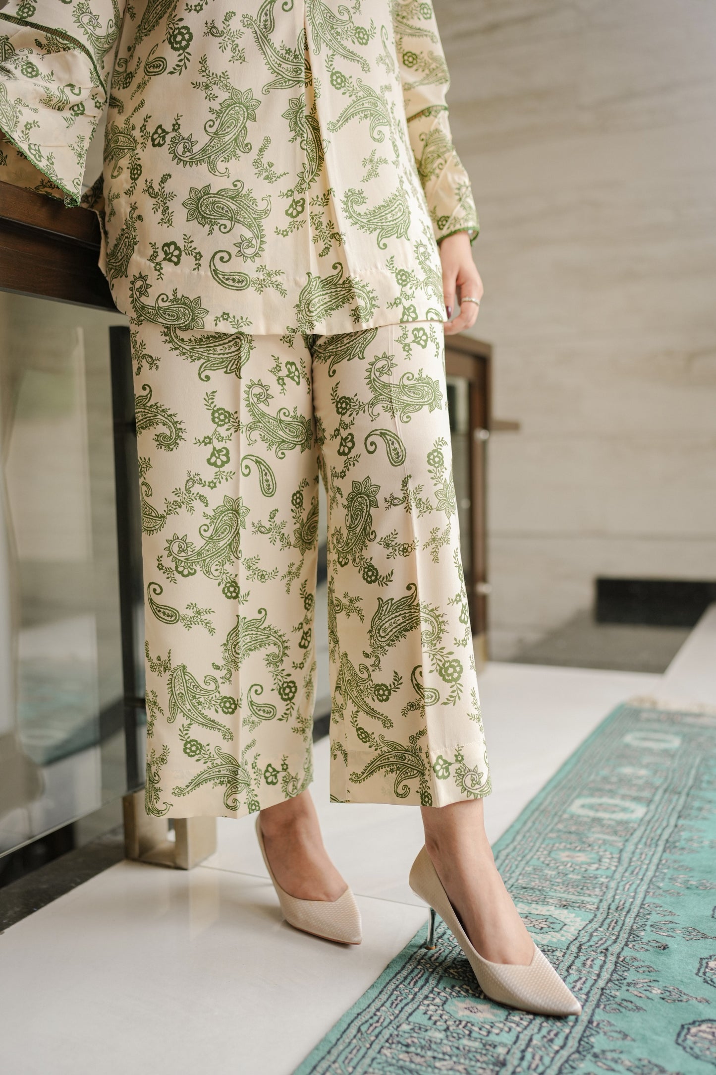 Green Paisley