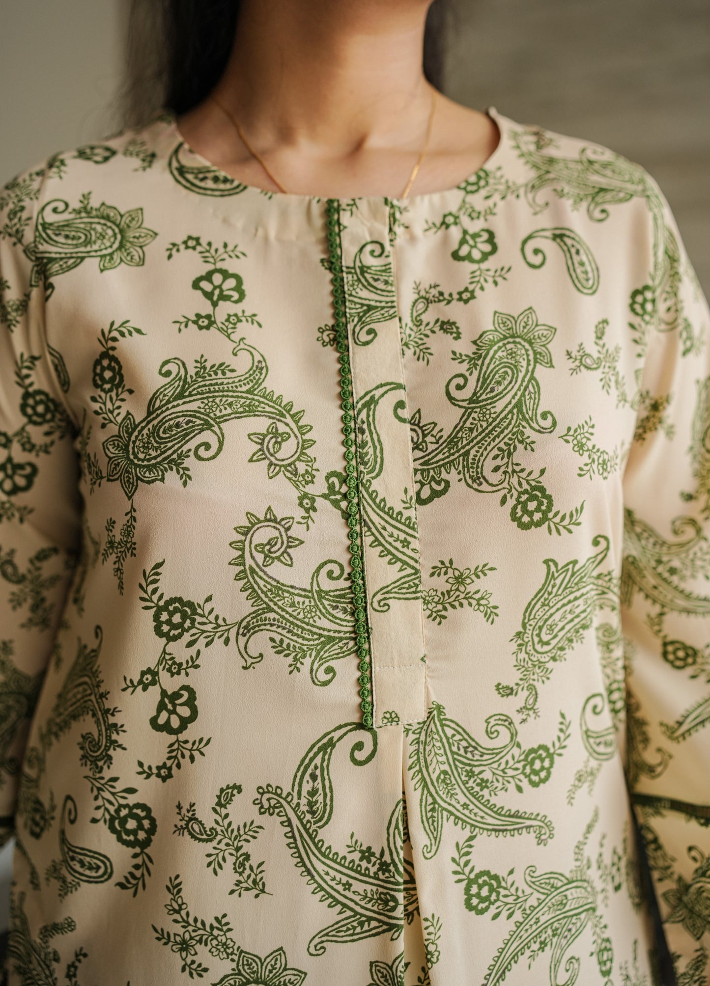 Green Paisley